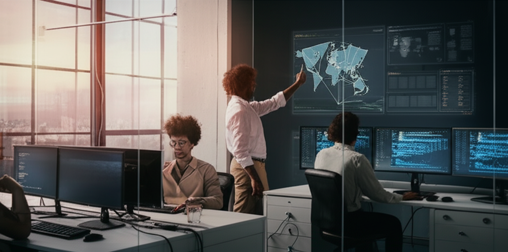 Vigilbase team working together